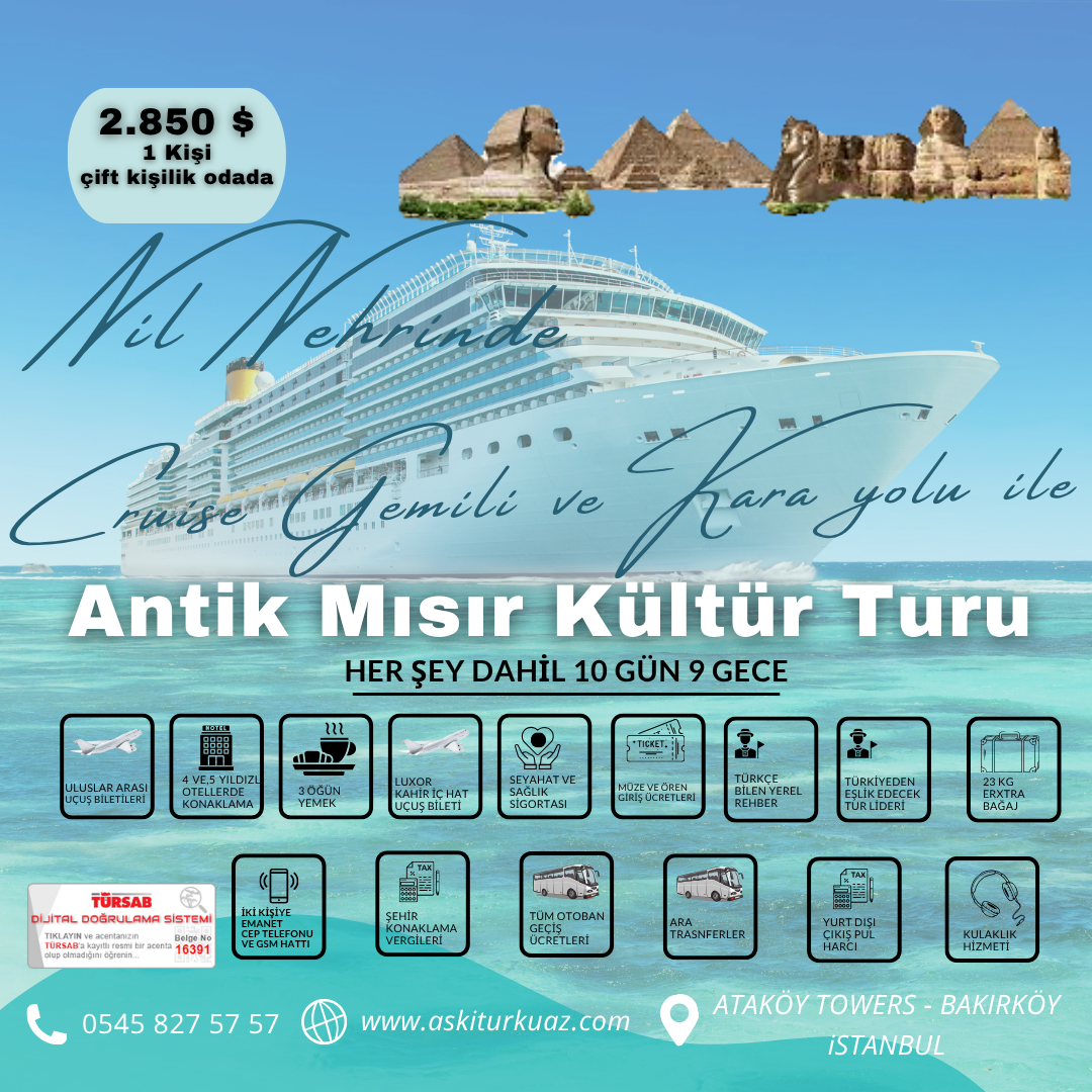 Cruise Gemili Antik Mısır